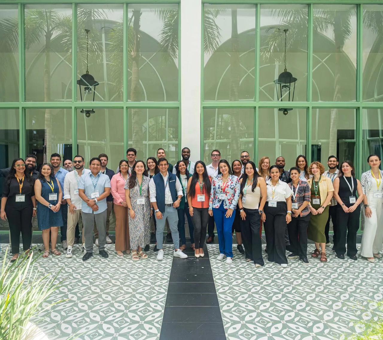 The Blue Coding team together at a company gathering